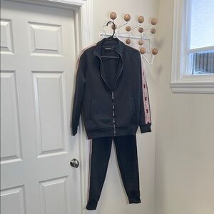 DSQUARED2 - Zip-up Sweatshirt and Pants Jump Suit - Grey - S